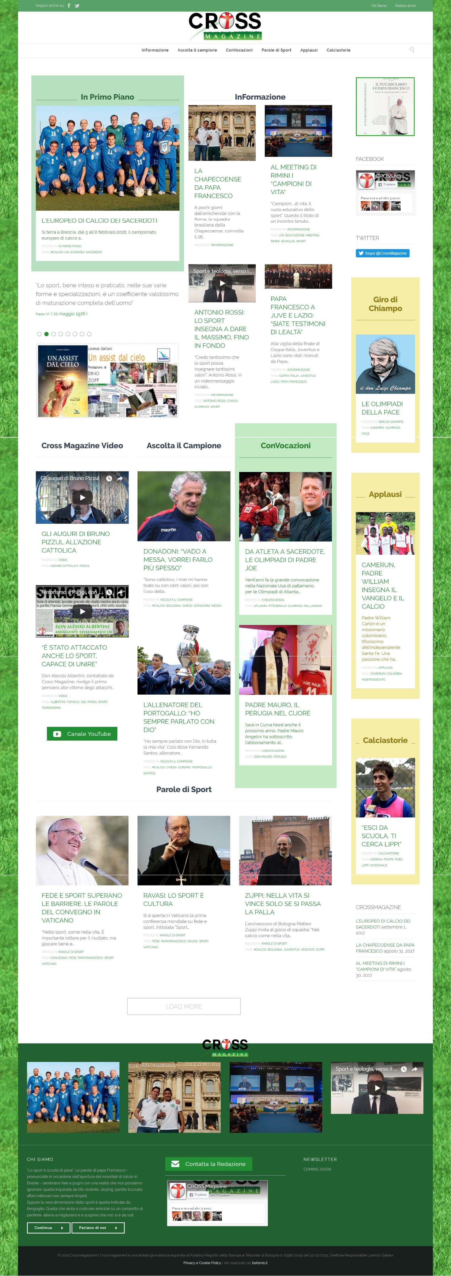 Realizzazione Sito Web crossmagazine.it