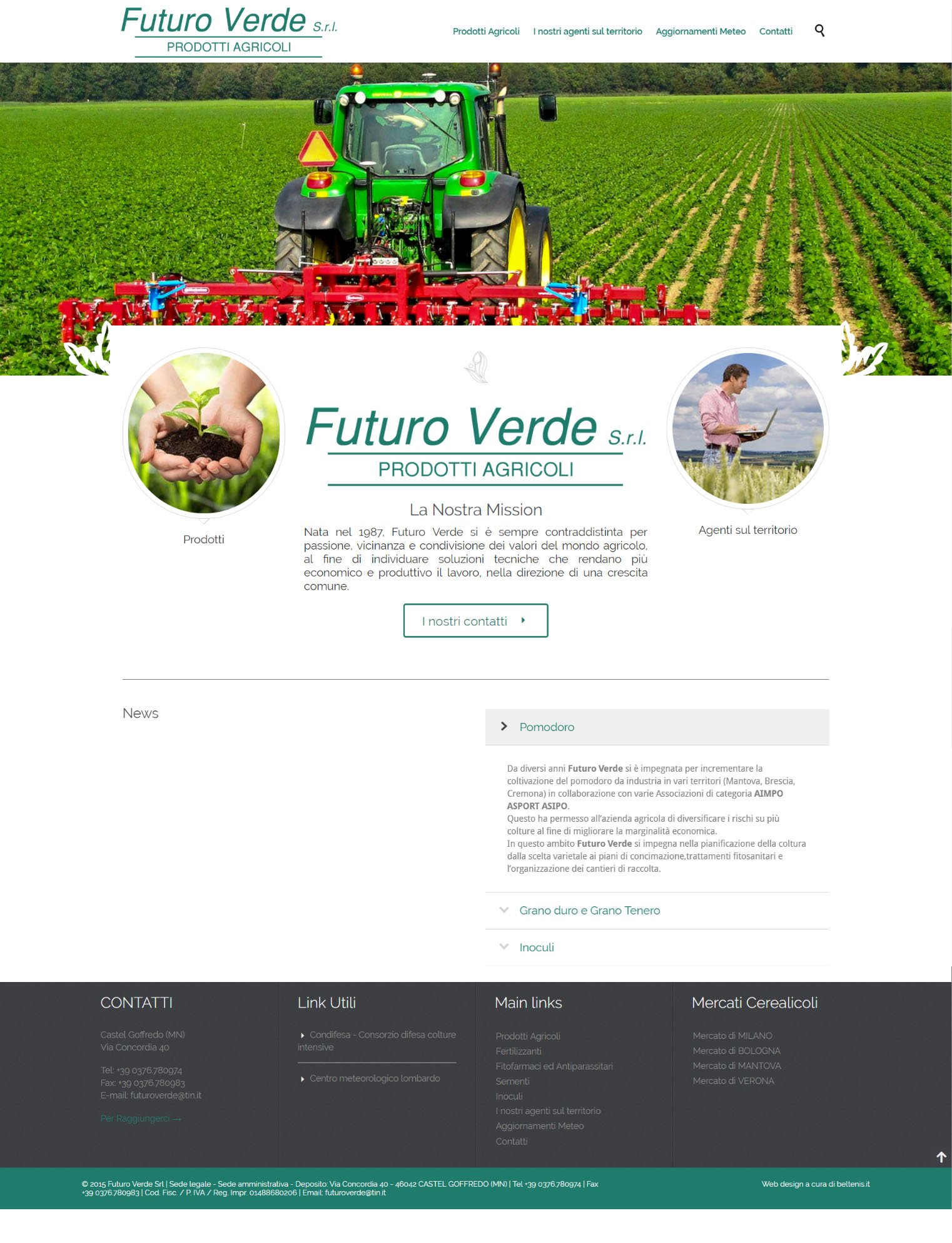 Realizzazione Sito Web FuturoVerde Srl
