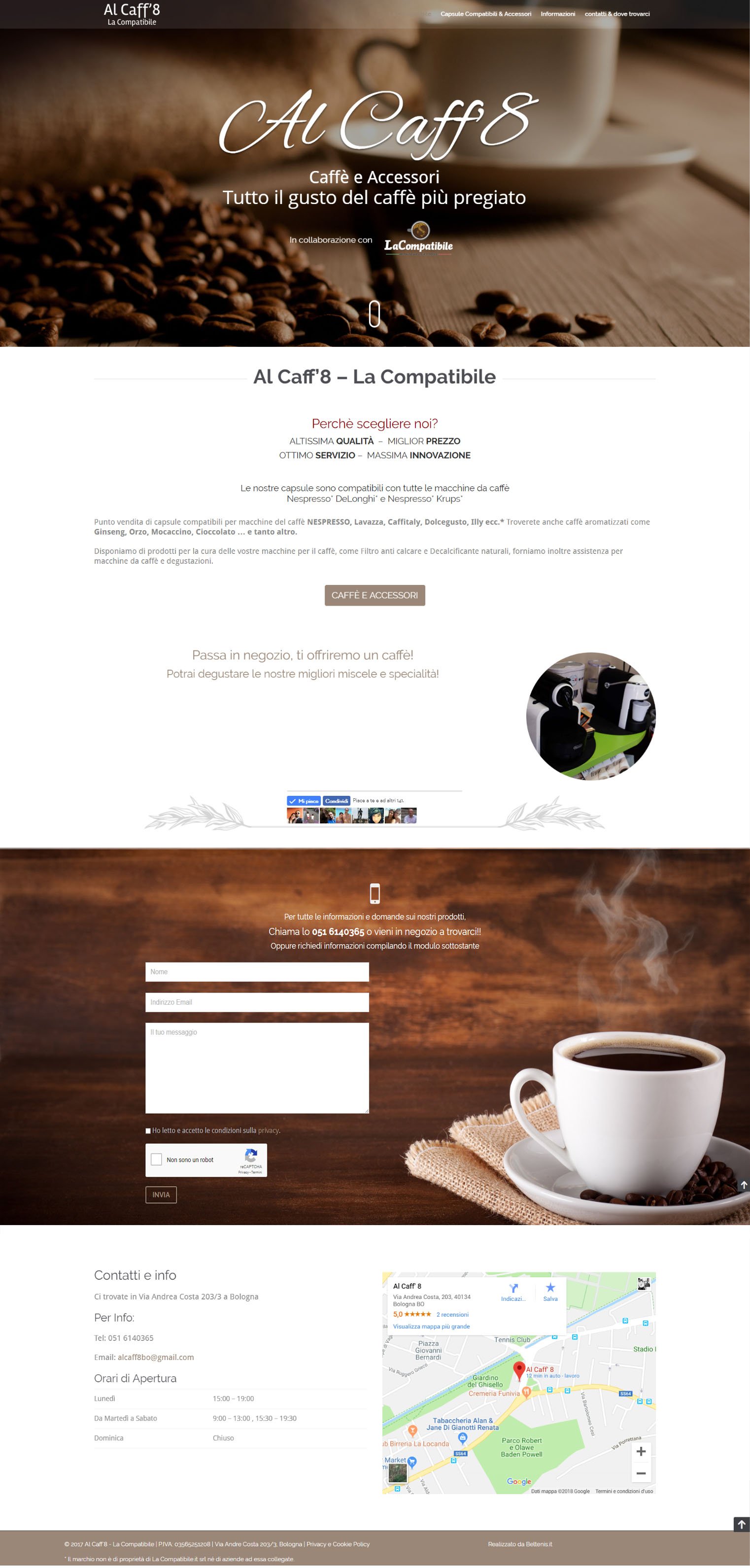 Sito internet Al Caff’8
