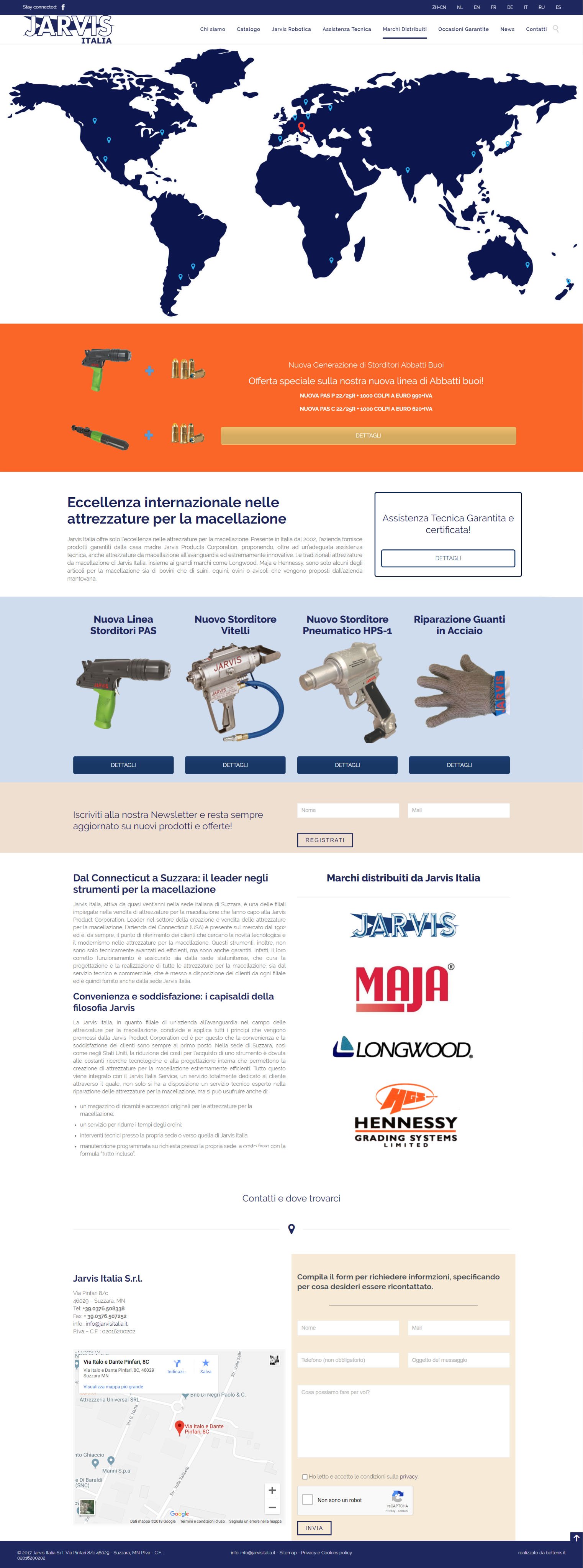 Anteprima del sito web