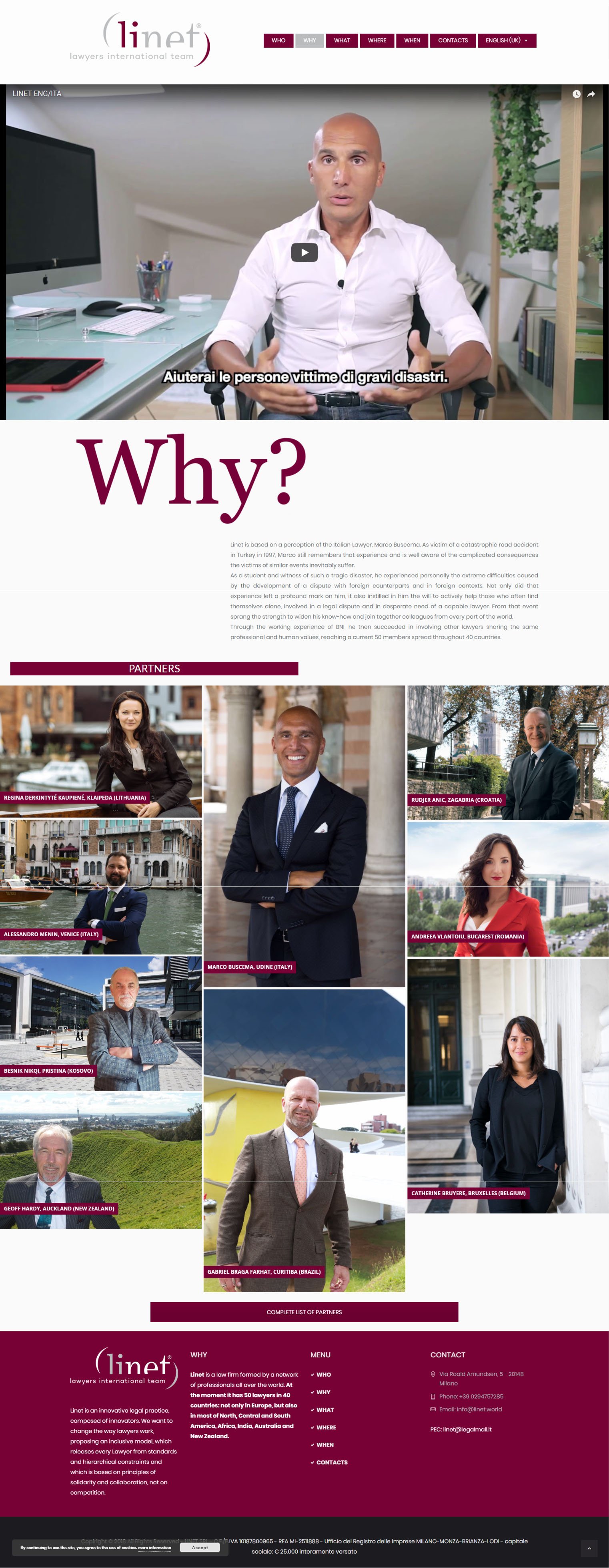 Progetto Portale Internazionale Linet