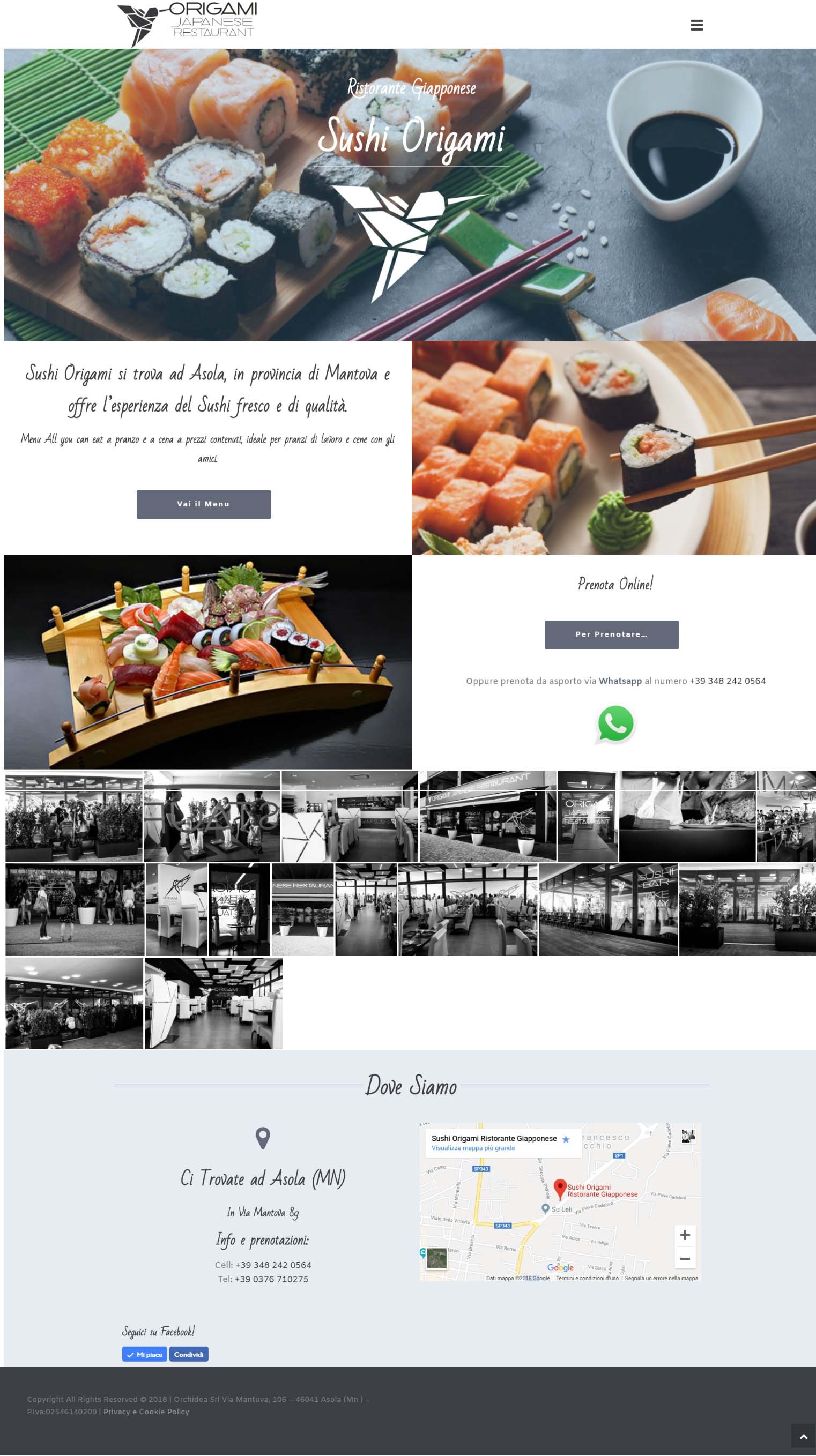 Anteprima del sito web