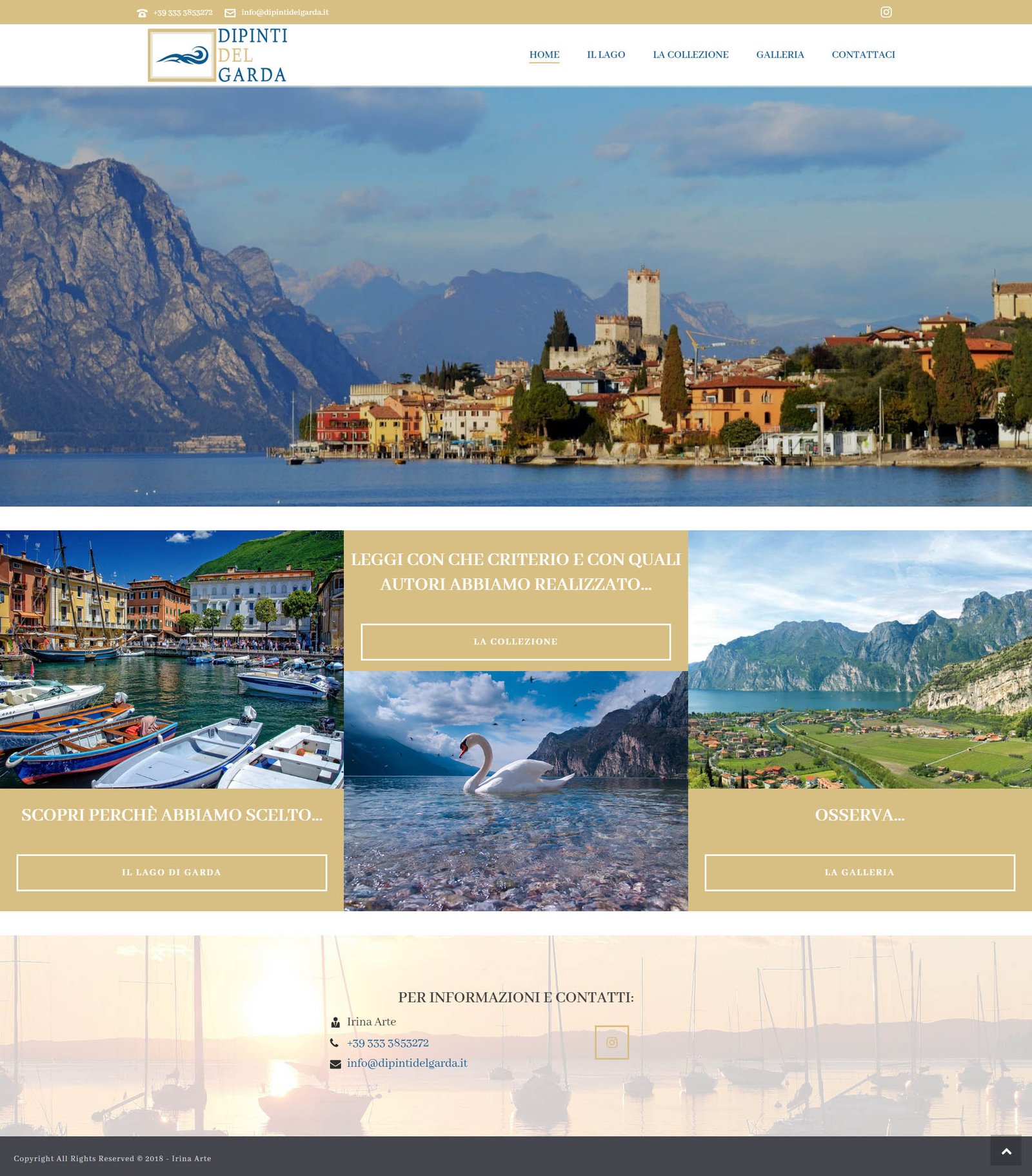 Anteprima del sito web