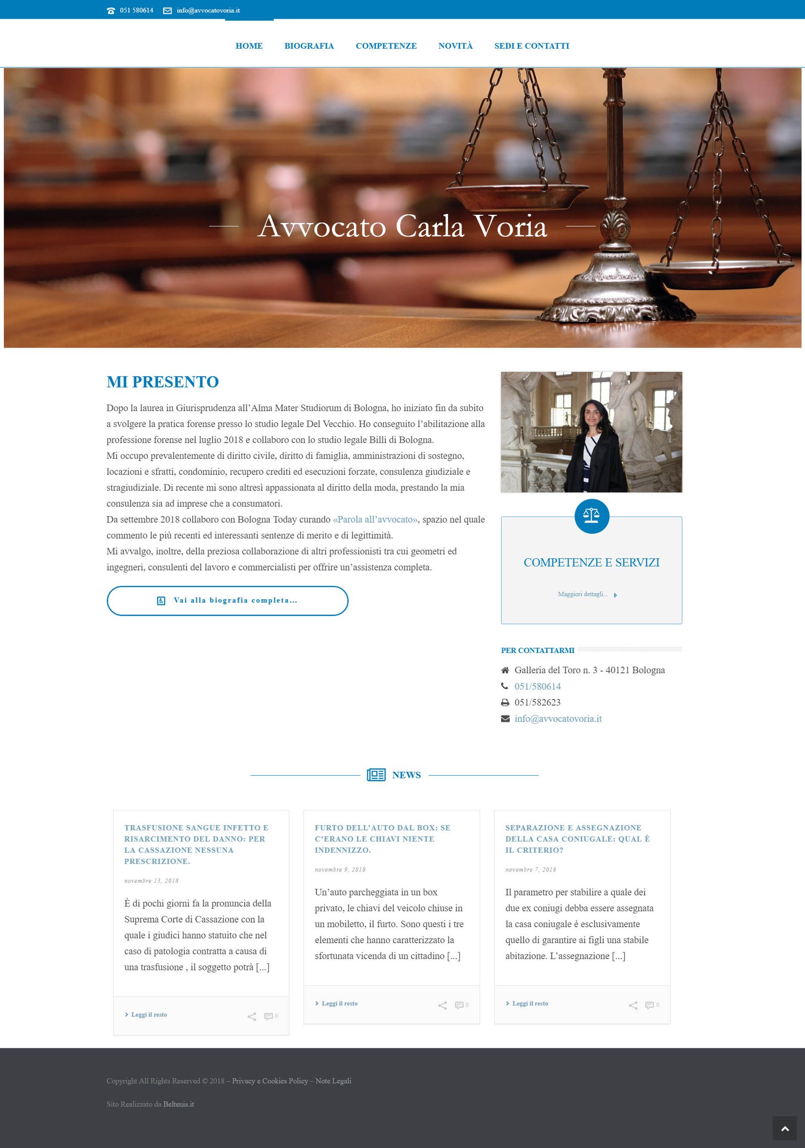 Sito web Avvocato Voria