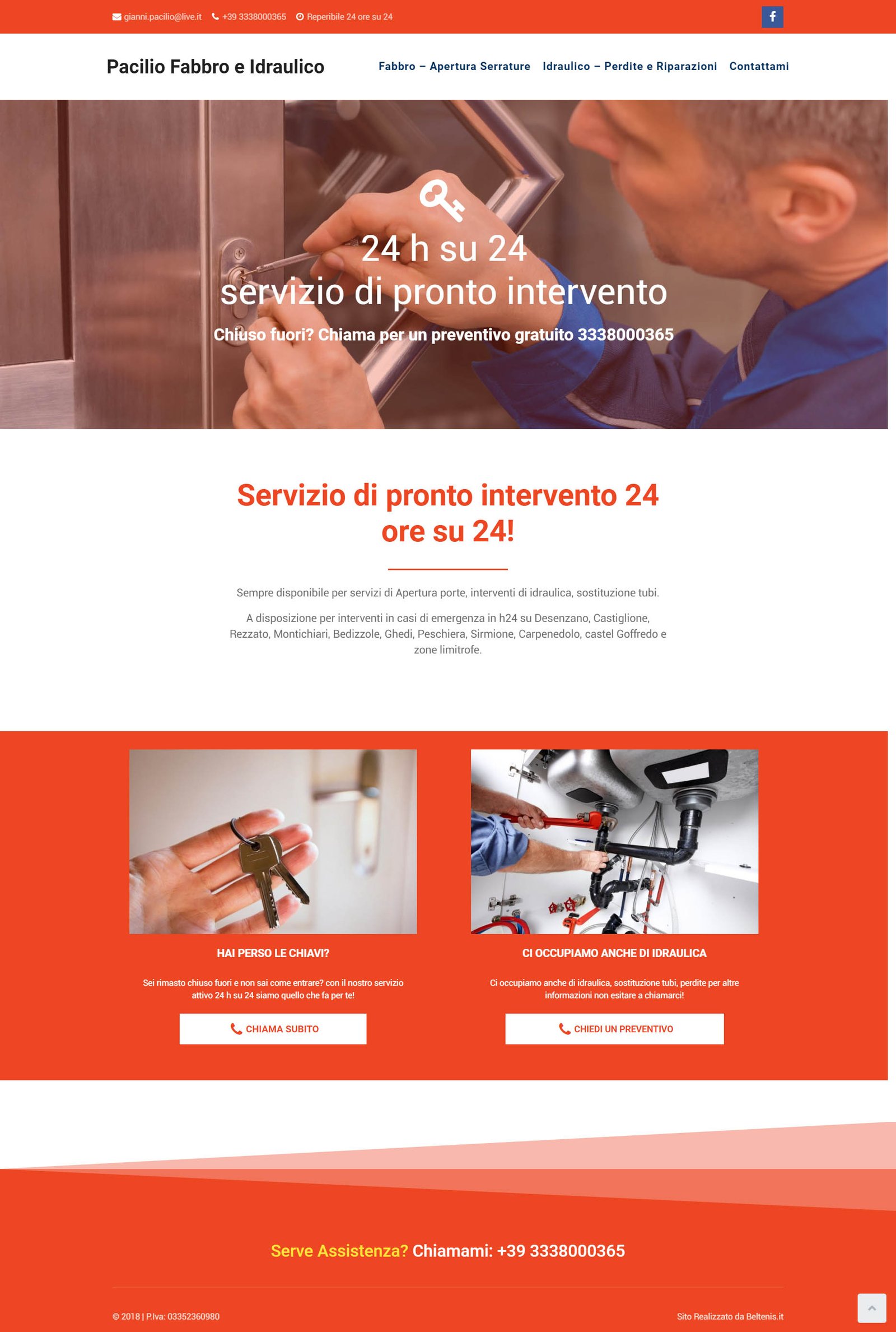 Sito web Pronto Intervento Fabbro