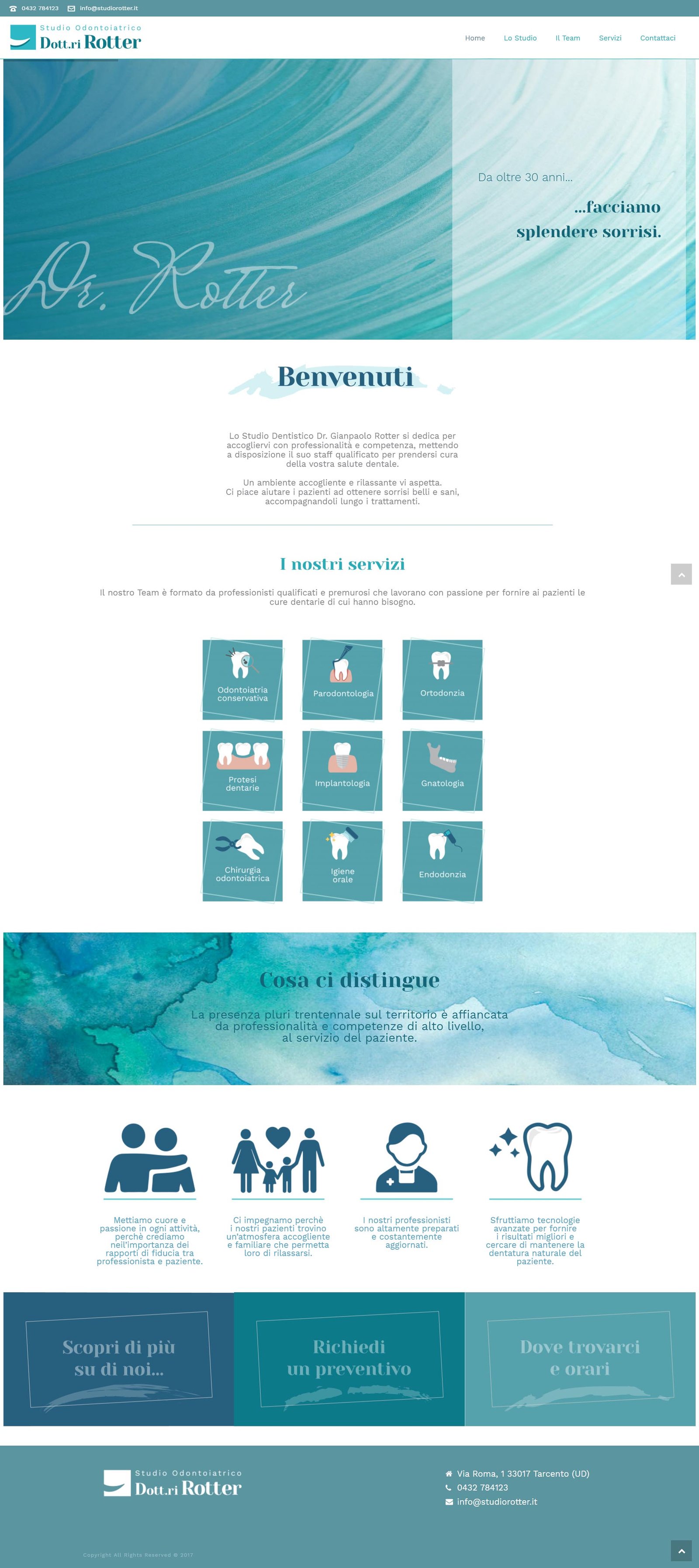 Sito Web per Studio Odontoiatrico