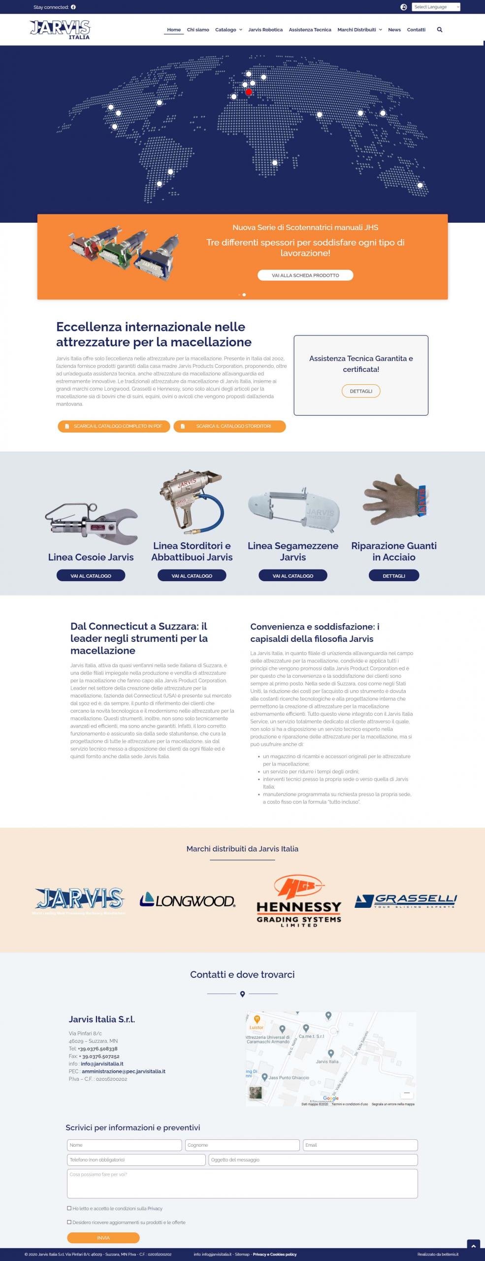 Anteprima del sito web