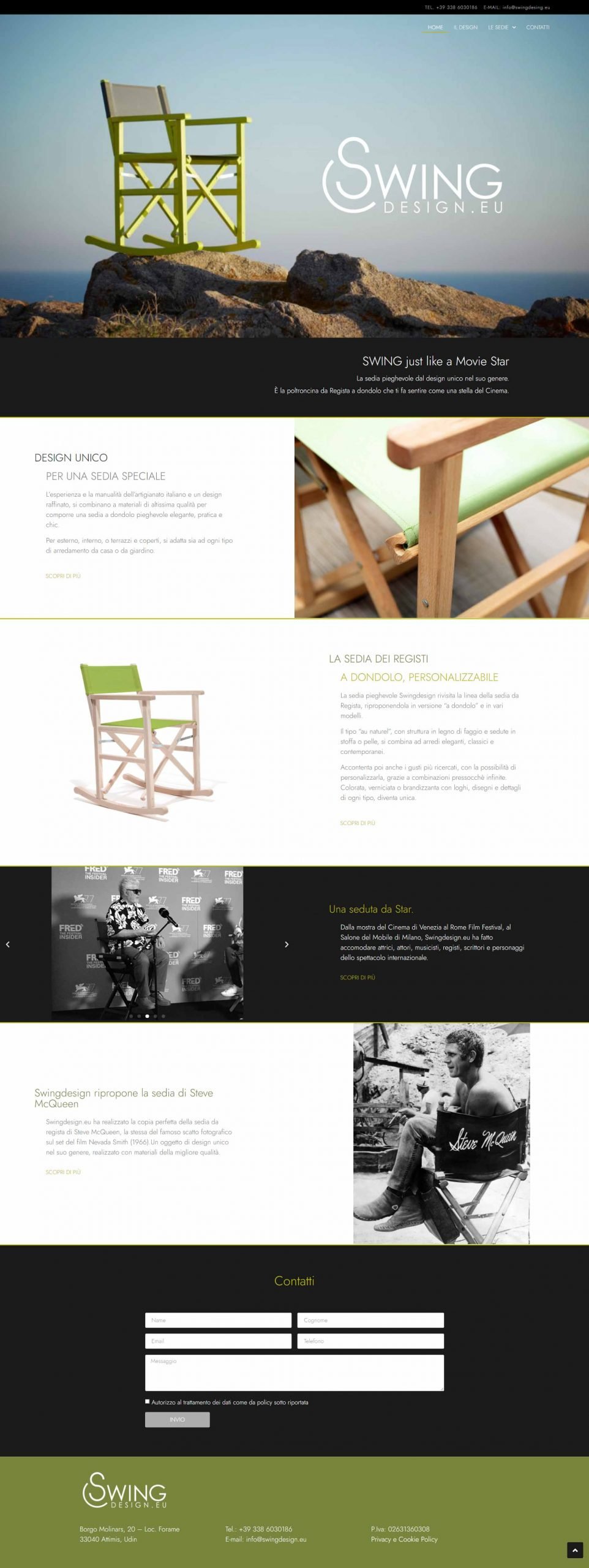 Sito vetrina di prodotto