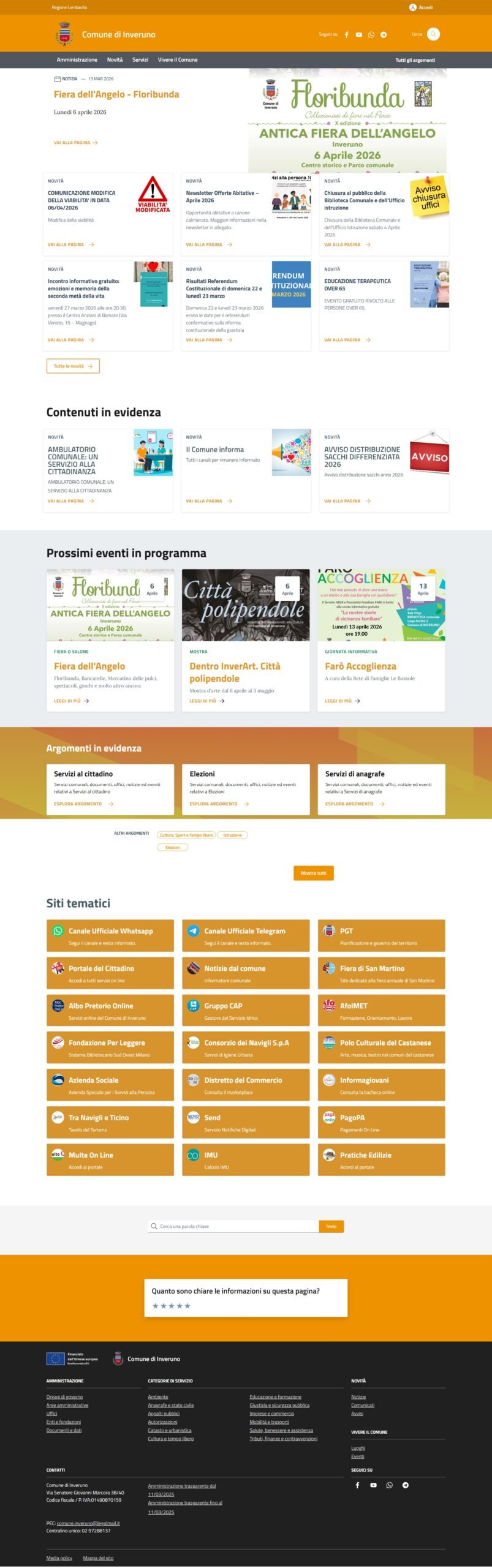 Sviluppo su WordPress per un ente pubblico