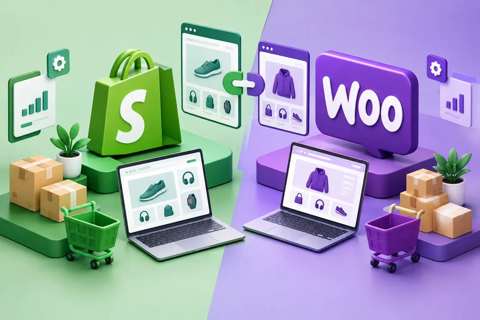 Shopify vs WooCommerce per e-commerce complessi
