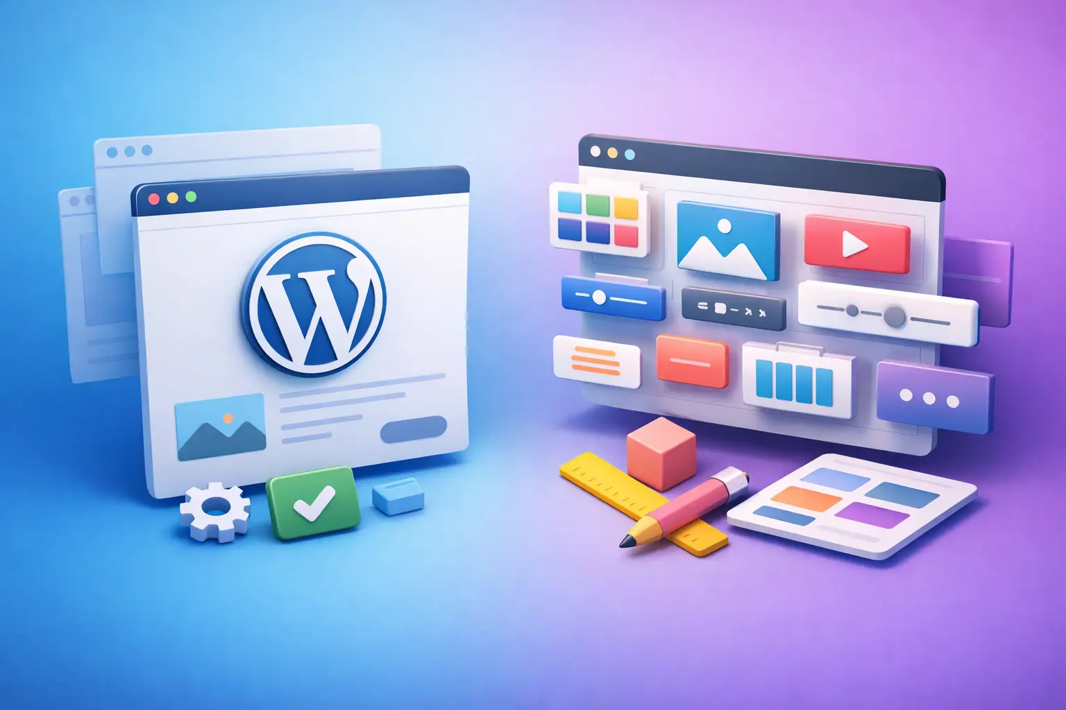 Sito WordPress senza page builder: conviene?
