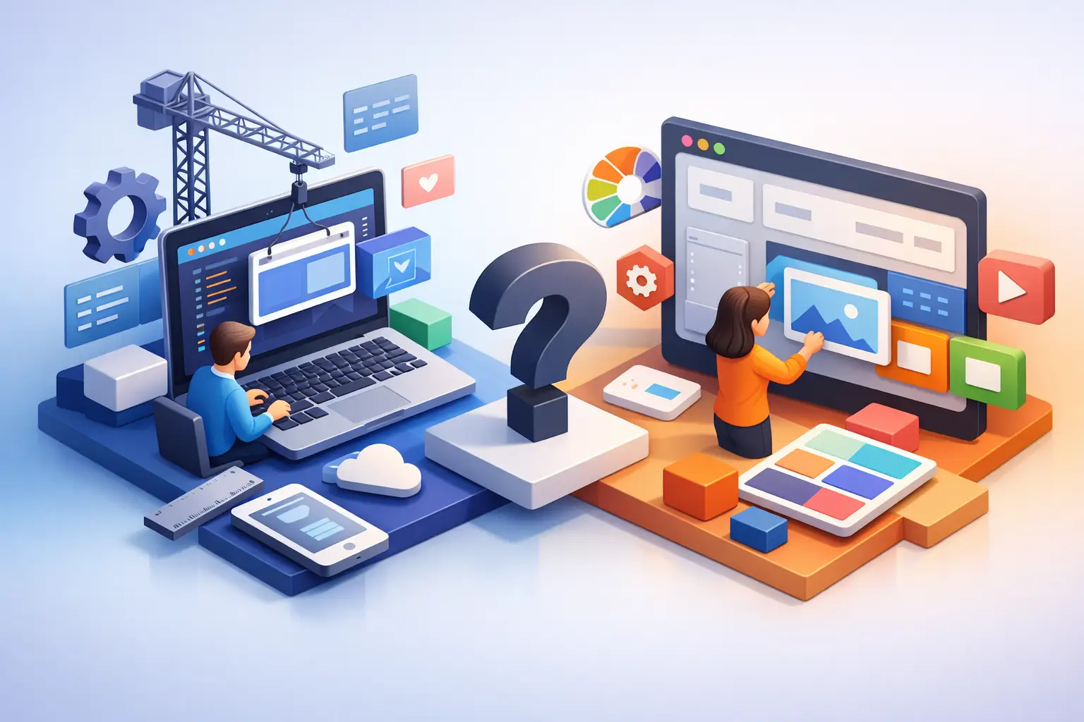 Sviluppo su misura o page builder: quale conviene?